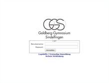 Tablet Screenshot of essen.goldberg-gymnasium.de